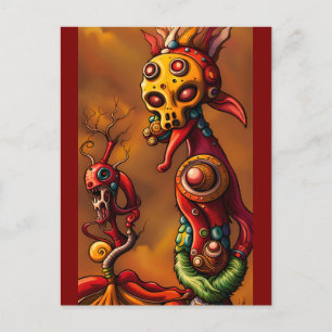 Cartão Postal Brainrot - Ken Gage Surreal Art