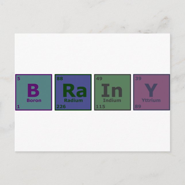 Cartão Postal Brainy (Frente)