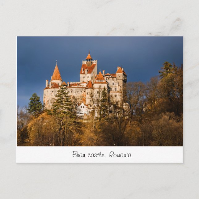 Cartão Postal Bran Castle Romênia (Frente)