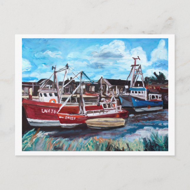 Cartão Postal Brancaster Staithe (Frente)