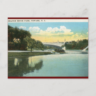 Cartão Postal Branch Brook Park, Newark NJ Antigo