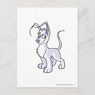 Cartão Postal Branco de Gelert