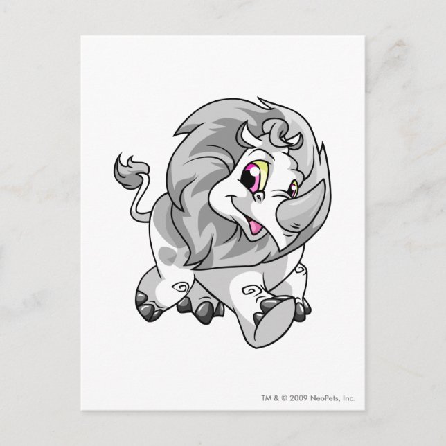 Cartão Postal Branco de Tonu (Frente)