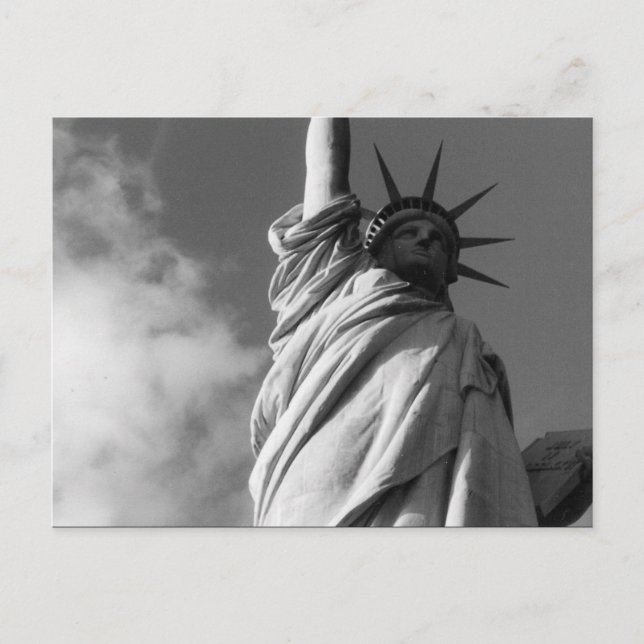 Cartão Postal branco e preto (Frente)