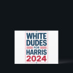 Cartão Postal Brancos Para Harris-2024<br><div class="desc">Brancos Para Harris-2024</div>