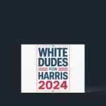 Cartão Postal Brancos Para Harris-2024<br><div class="desc">Brancos Para Harris-2024</div>