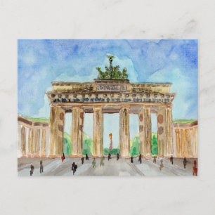 Cartão Postal Brandenburger Tor Berlin
