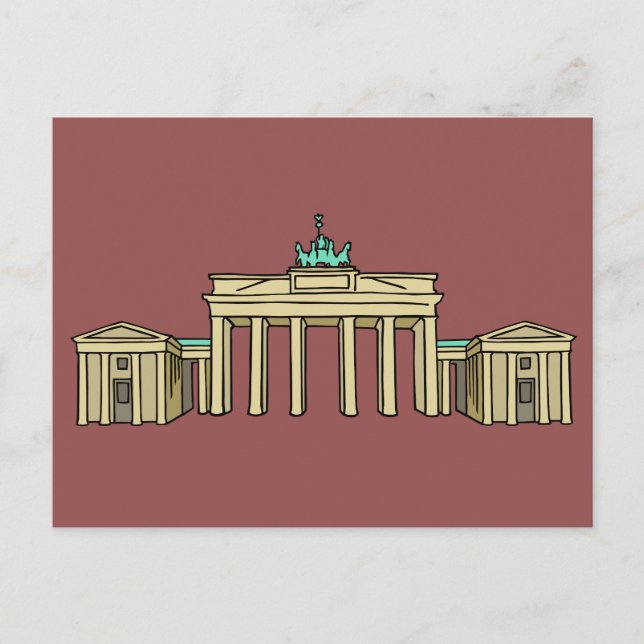 Cartão Postal Brandenburger Tor Berlin (Frente)