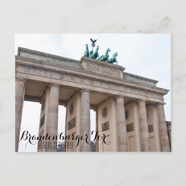Cartão Postal Brandernburger Tor (Frente)