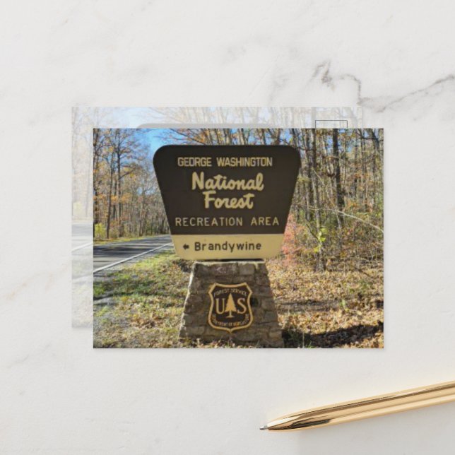 Cartão postal Brandywine Campground (Frente/Verso In Situ)