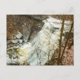 Cartão Postal Brandywine Falls em Winter, Ohio