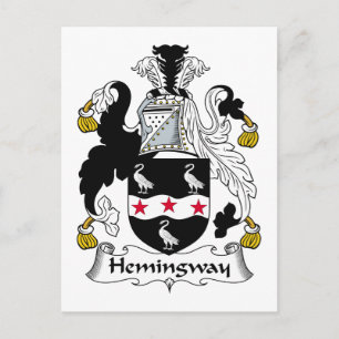Cartão Postal Brasão da Família Hemingway