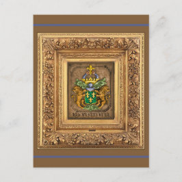 Cartão Postal Brasão de Armas da Família Holandesa Westerfield.