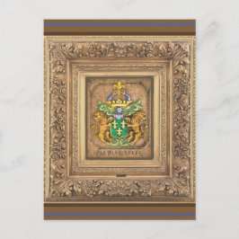 Cartão Postal Brasão de Armas da Família Holandesa Westerfield.