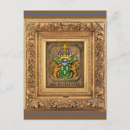 Cartão Postal Brasão de Armas da Família Holandesa Westerfield.