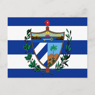Cartão Postal brasão de armas de cuba