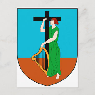 Cartão Postal Brasão de Armas de Montserrat