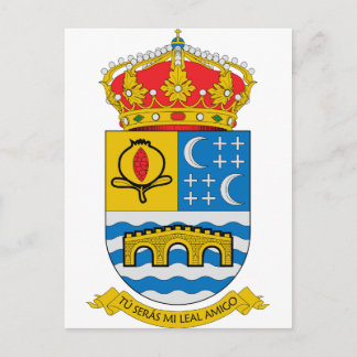 Cartão Postal Brasão de Armas de Quentar (Espanha)
