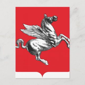 Cartão Postal Brasão de Toscânia (Italia)