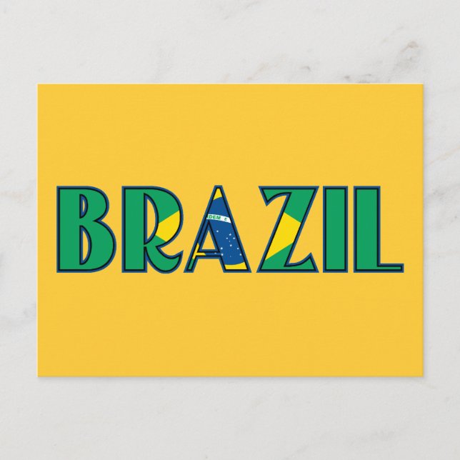 Cartão Postal Brasil (Frente)