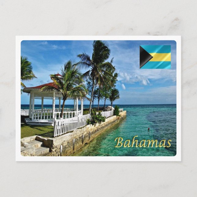 Cartão Postal Brasil - Bahamas - Panorama - (Frente)