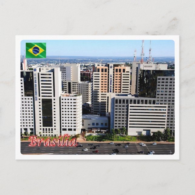 Cartão Postal Brasil - Brasília - Selva de Pedra - (Frente)