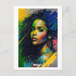 Cartão Postal Brasil Cartão-postal - Coleção Mundial das Mulhere