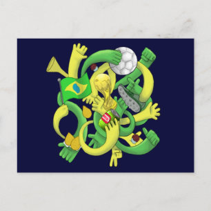 Cartão Postal Brasil: cultura futebol no Brasil