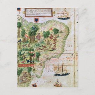 Cartão Postal Brasil do 'Atlas Miller'