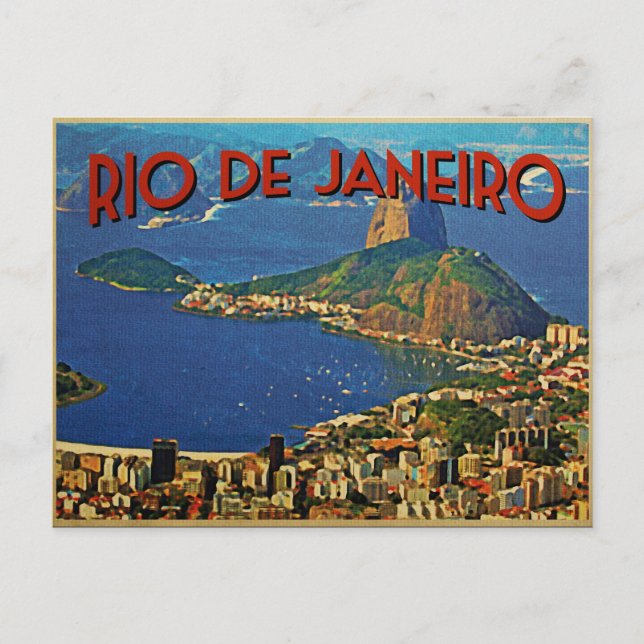 Cartão Postal Brasil do Rio de Janeiro (Frente)