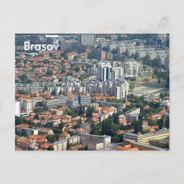 Cartão Postal Brașov moderno (Frente)