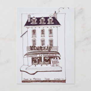 Cartão Postal Brasserie La Renaissance   Place du Marche, Dinan