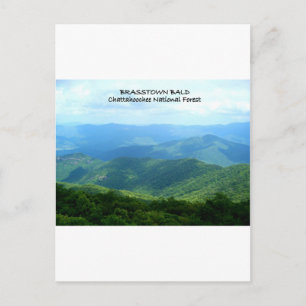 Cartão Postal Brasstown Bald - Floresta Nacional Chattahoochee