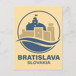 Cartão Postal Bratislava Eslováquia Europa