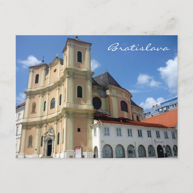 Cartão Postal bratislava trinitária (Frente)