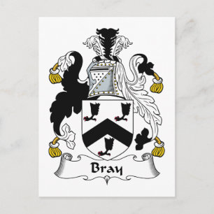 Cartão Postal Bray Family Crest