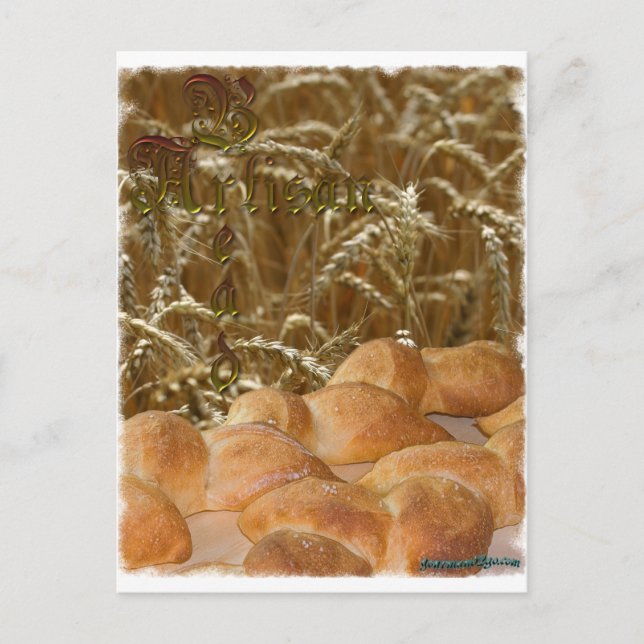 Cartão Postal Bread Artisan (Frente)