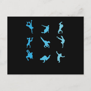 Cartão Postal Breakdance Hip-Salto und Funk Tanz Batalha