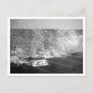 Cartão Postal Breakwall, Lake Michigan, Chicago, IL