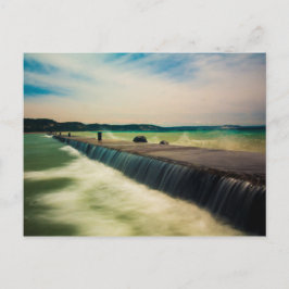 Cartão Postal Breakwater, Frankfort Harbor, Michigan
