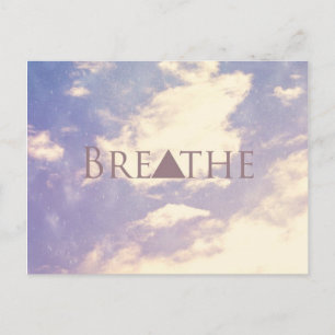 Cartão Postal Breathe Postcard