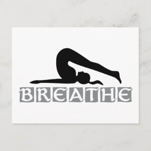 Cartão Postal BREATHE Yoga