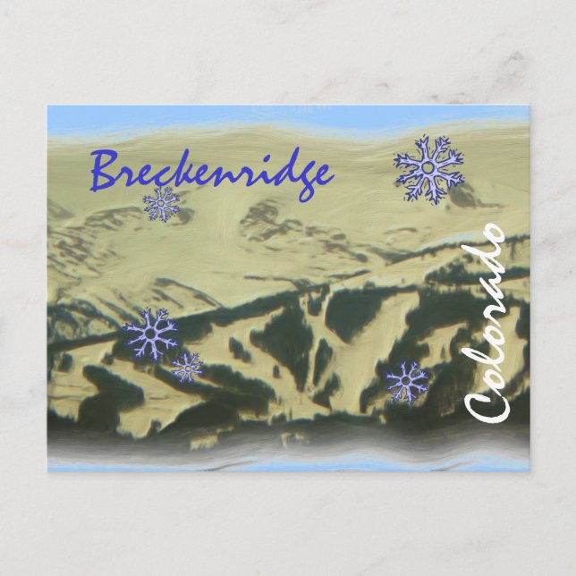 Cartão postal Breckenridge Colorado (Frente)