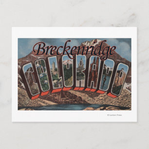 Cartão Postal Breckenridge, Colorado - Cenas Grandes