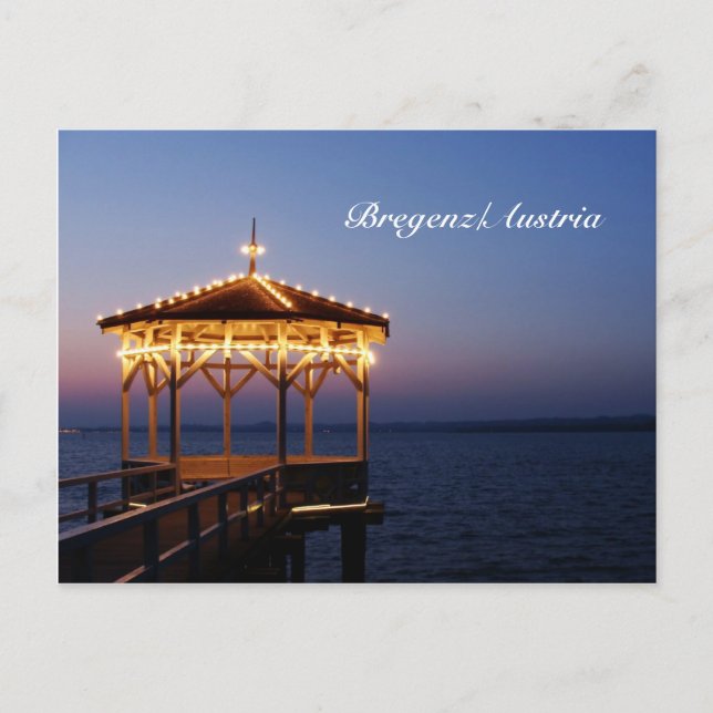 Cartão Postal Bregenz am Bodensee (Frente)