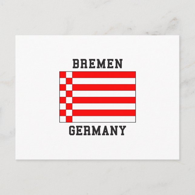 Cartão Postal Bremen Alemanha (Frente)