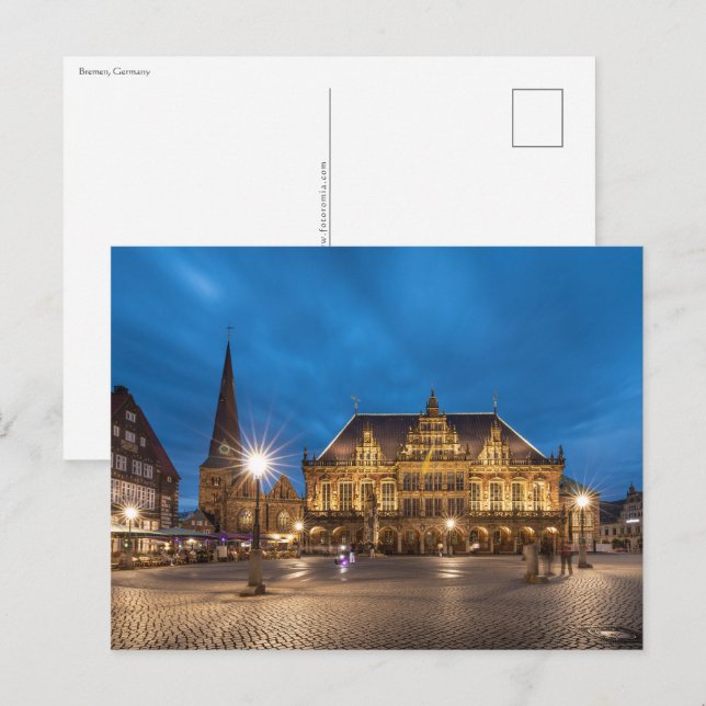 Cartão Postal Bremen Alemanha (Frente/Verso)