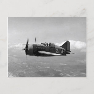 Cartão Postal Brester F2A Buffalo