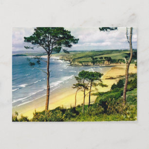 Cartão Postal Bretanha, linha costeira