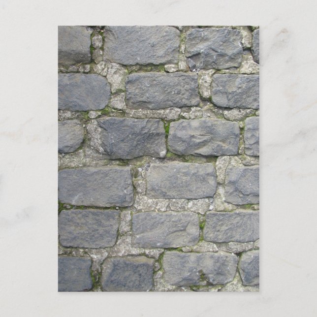 Cartão postal Brick Wall, personalizar (Frente)
